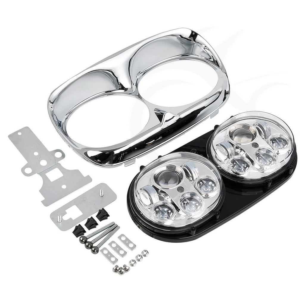 Inner Outer Fairing & Headlight Lamp for Harley Touring FLTR (1998–2013)