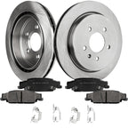 Brake Rotor and Pad Kit for Cadillac CTS (2003–2007) Rear RWD