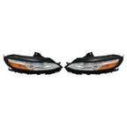 Set of 2 Halogen Headlights with LED DRL for Jeep Cherokee (2014â2018)