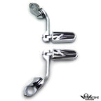 5" Foot Peg Kit for Yamaha XV250 XV400 XV535 (1.25" Engine Guard)