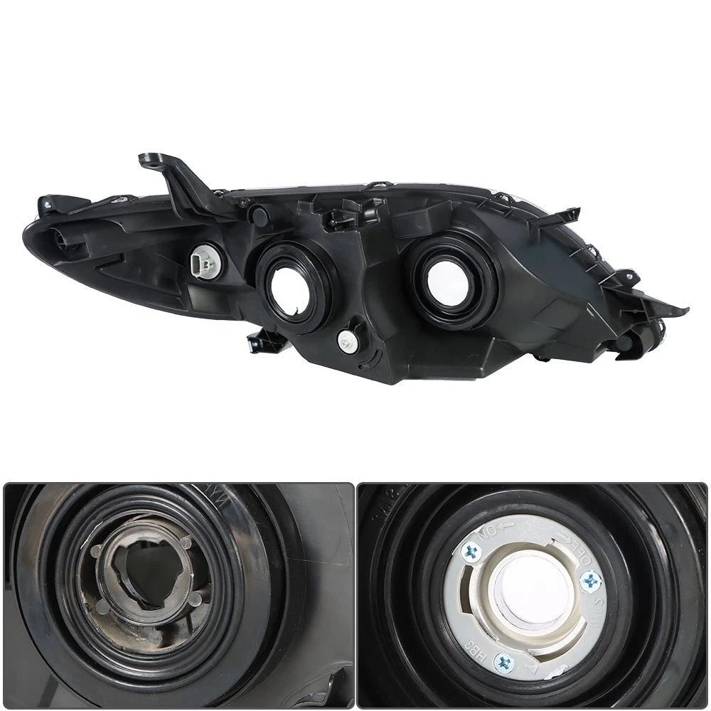 Headlight Assembly for Toyota Sienna (2011–2013) Chrome Housing Left