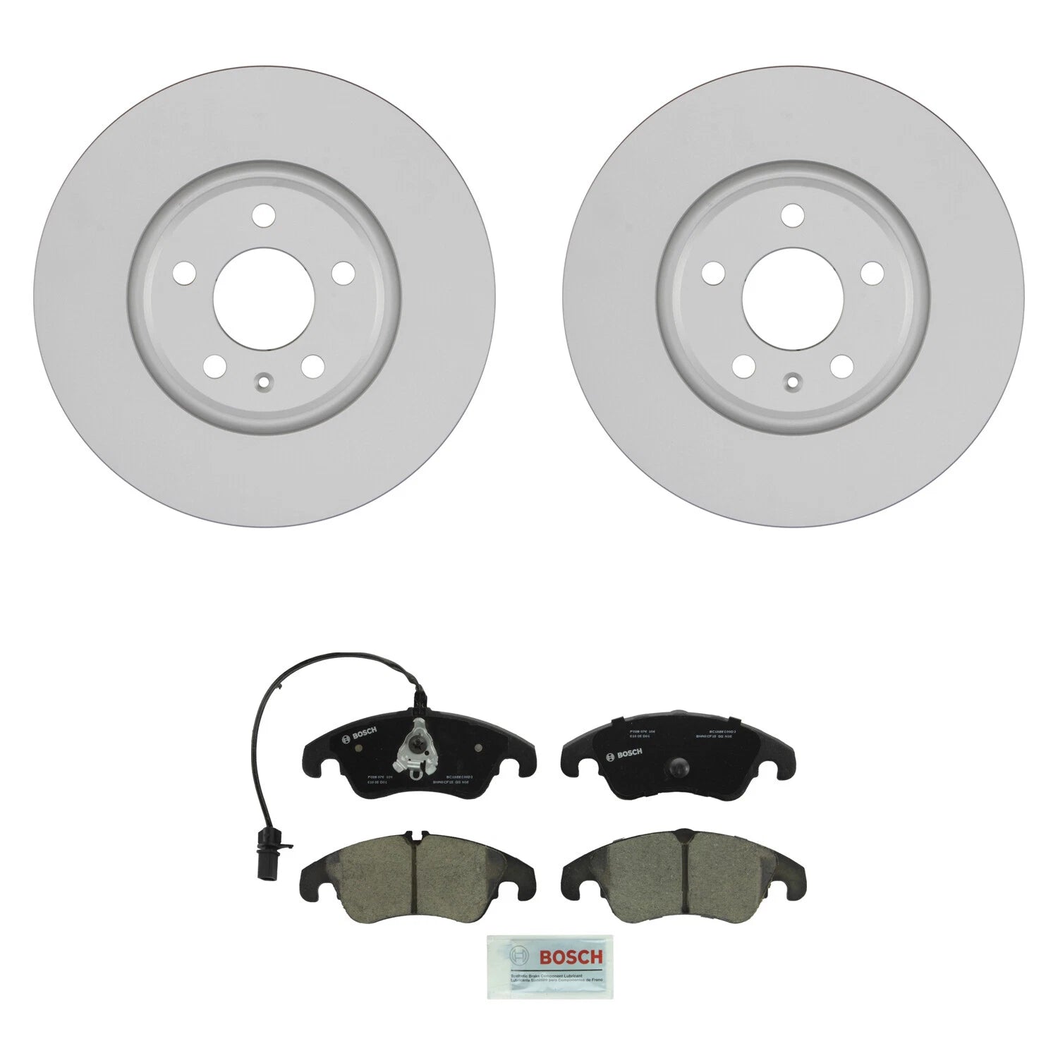 Set of 4 Bosch Quietcast Ceramic Disc Brake Pads for Audi A4 A5 A6 Q5 (2009–2016)