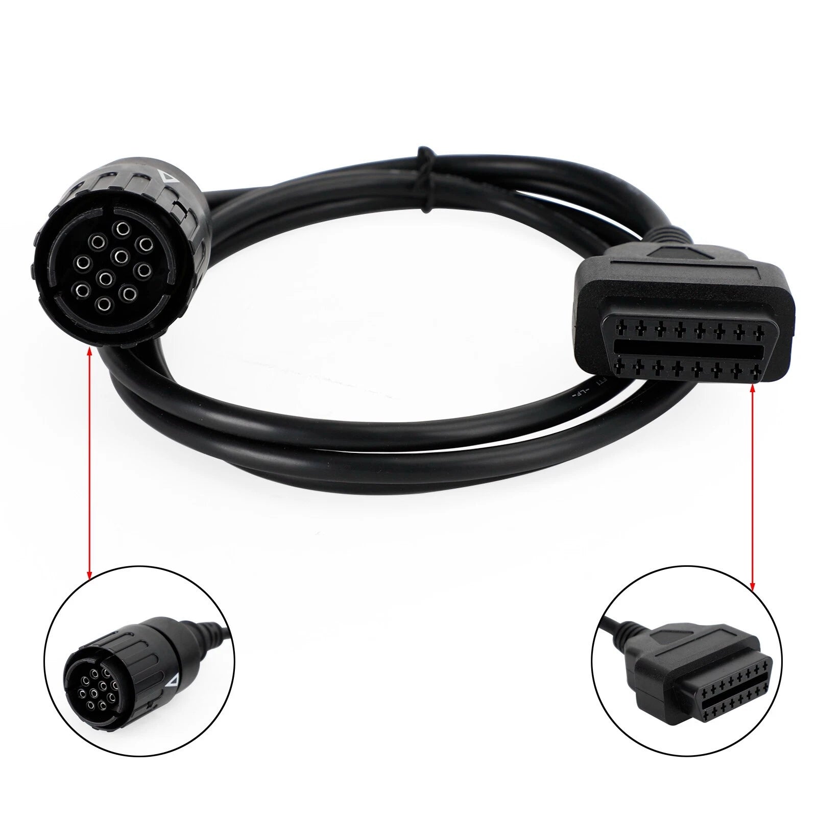 10 Pin to 16 Pin OBD2 Cable Connector for BMW Motorcycle