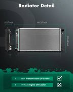 Radiator for Ford F-150 F-250 F-350 Super Duty Expedition Navigator 5.4L (2000–2008)