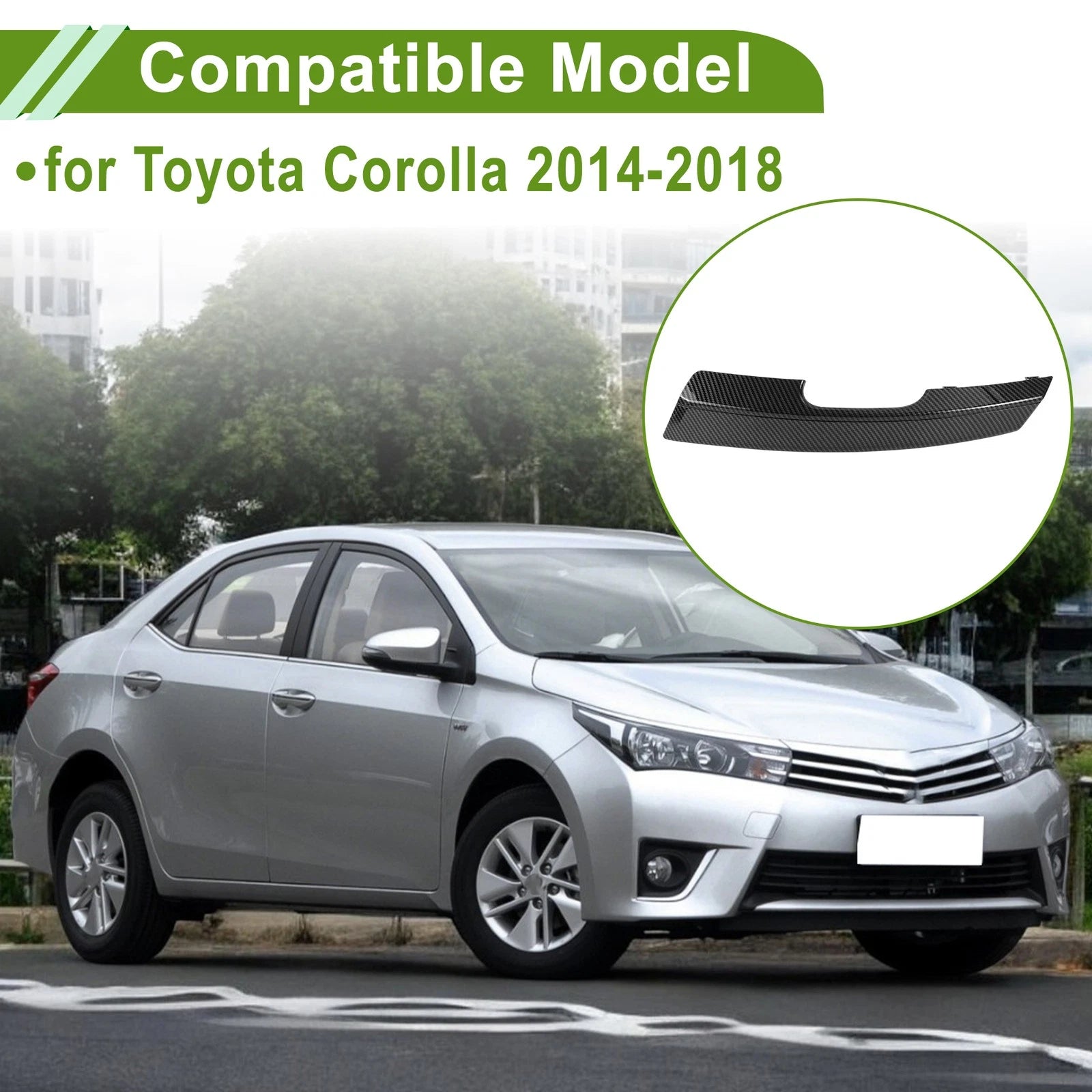Door Panel Handle Pull Trim Cover for Toyota Corolla (2014–2018) No.7464502430