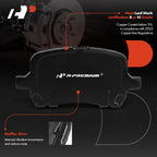 Front Drilled Brake Rotors & Ceramic Brake Pads for Chevy HHR (2006–2011)
