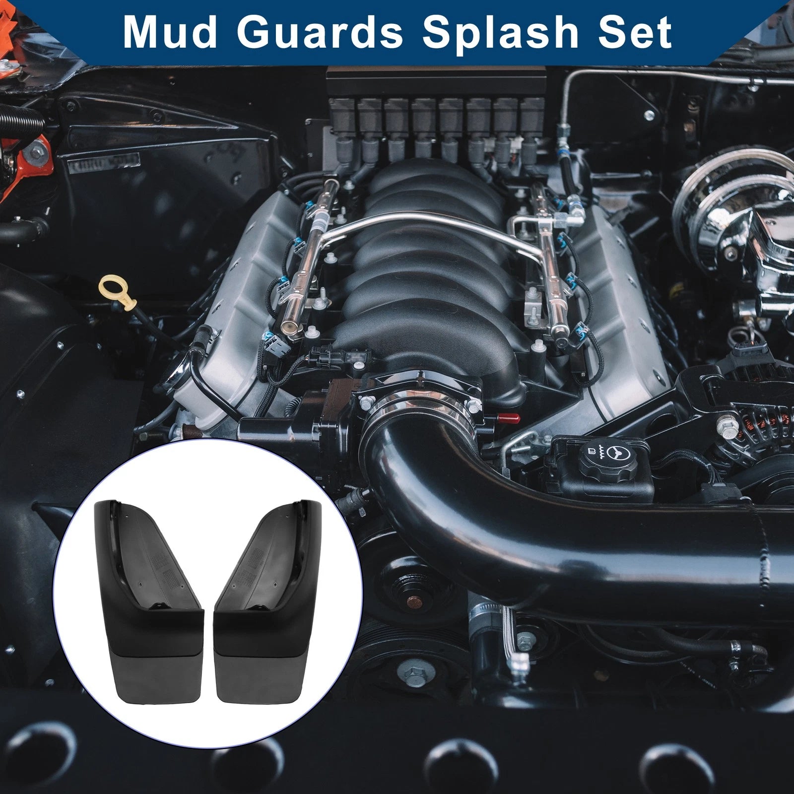 Set of 2 Mud Flaps Splash Guards for Toyota 4Runner (2000–2002)