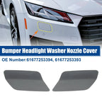 Pair Front Bumper Headlight Washer Nozzle Cover Cap for BMW 328i