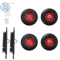 Wheel Kit for Honda EU3000is Generator (All Terrain, Solid, Never Flat)