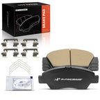 Set of 4 Front Ceramic Brake Pads for Honda Fit CR-Z (2009–2020)
