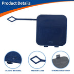 Rear Car Bumper Tow Hook Cover for BMW 530i 540i M5 (2017–2021) No. 51127475589 Quantum Blue