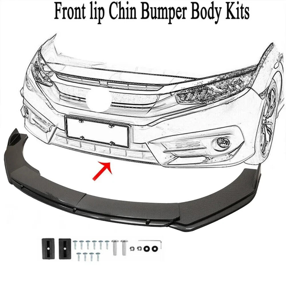 Carbon Fiber Front Bumper Lip Splitter for Nissan 350Z 370Z (2003–2020)