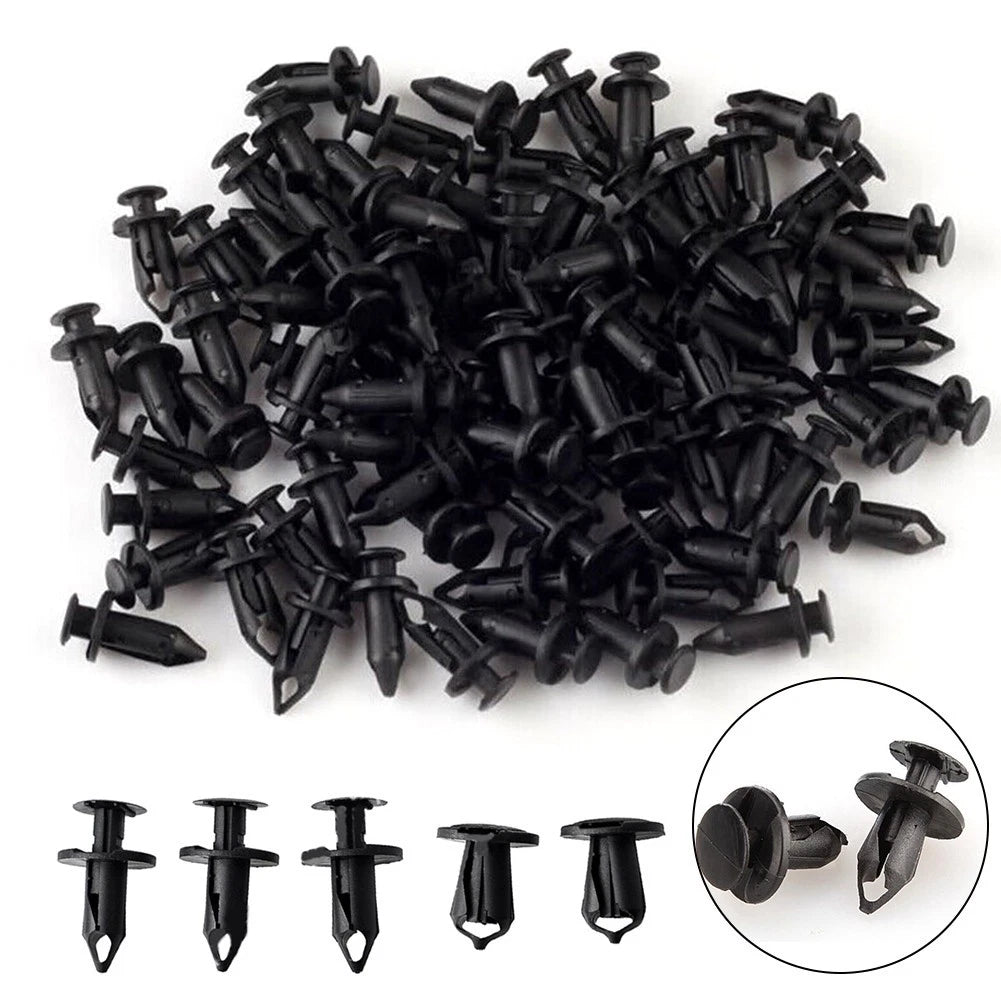 Set of 10 Plastic Fairing Body Trim Panel Clips for ATV (Multiple Models)