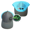 Cummins Trucker Hat Snapback Mesh Blue Black Teal