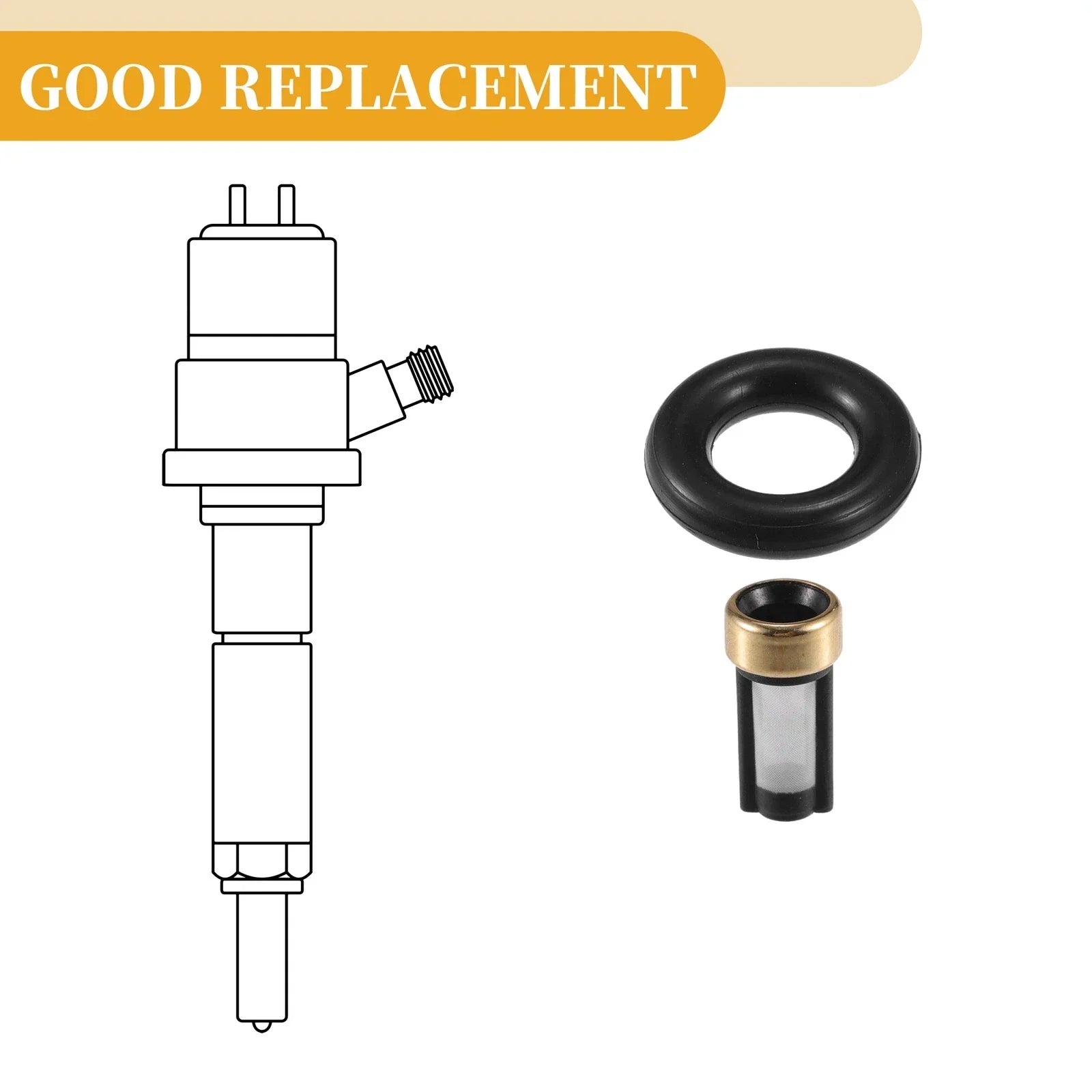 4 x Fuel Injector Seal O Ring for BMW L6 3.0L (2001-2006)