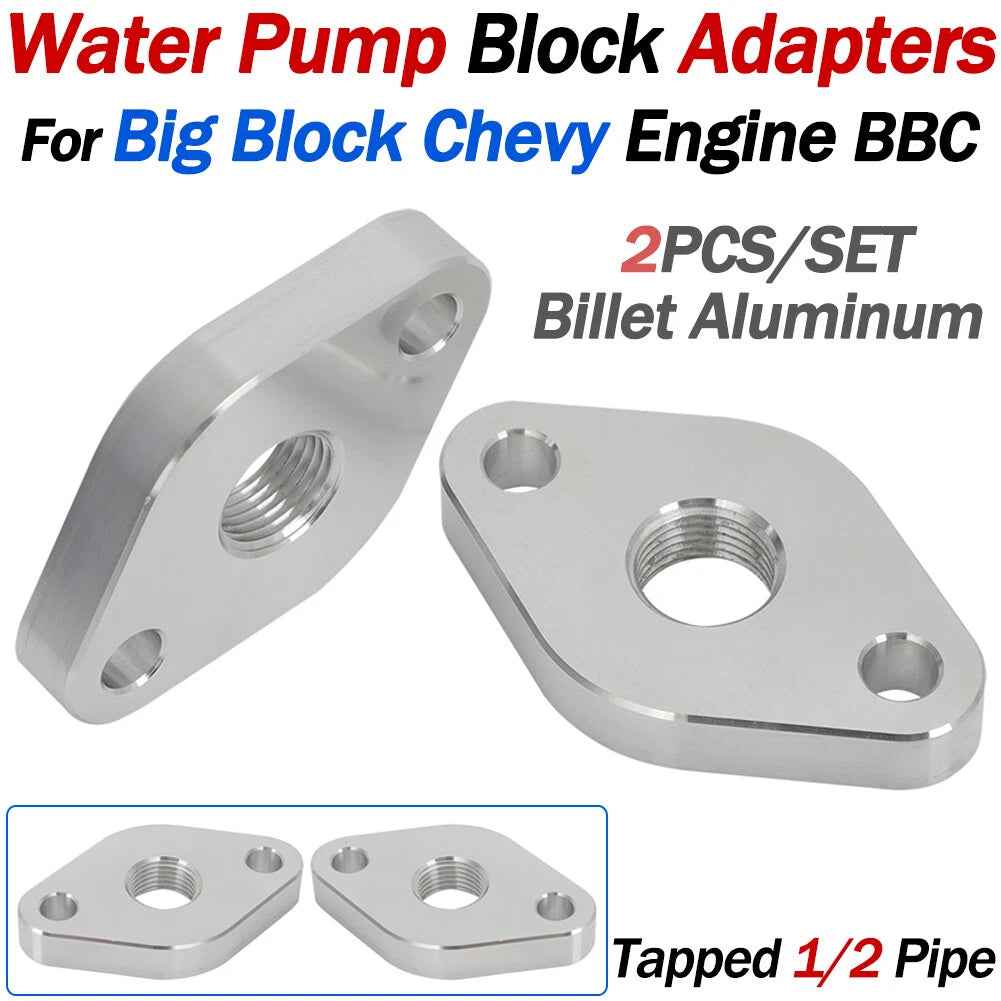 Water Pump Block Adapters Plate for Big Block Chevy Jet Boat (BBC)