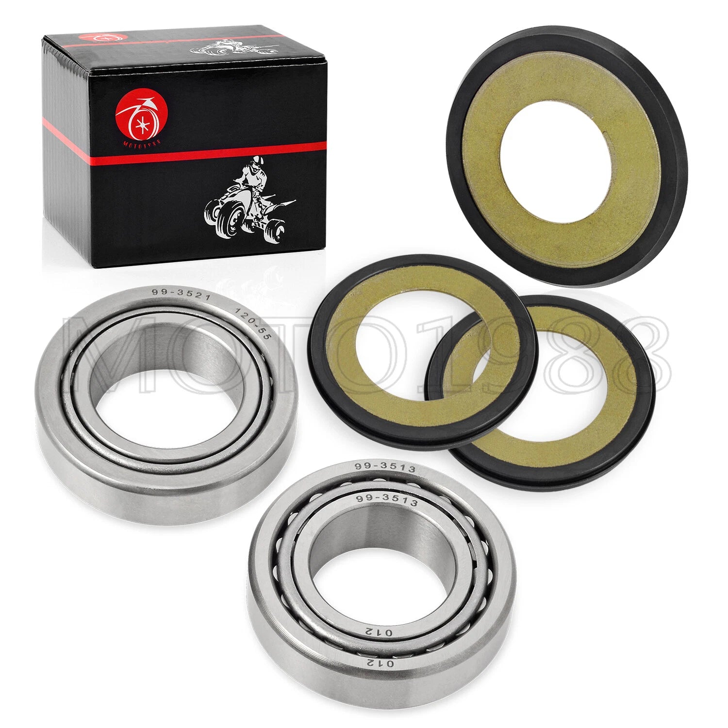 Steering Stem Bearings Seals Covers for Yamaha YZ400F (1998–1999)