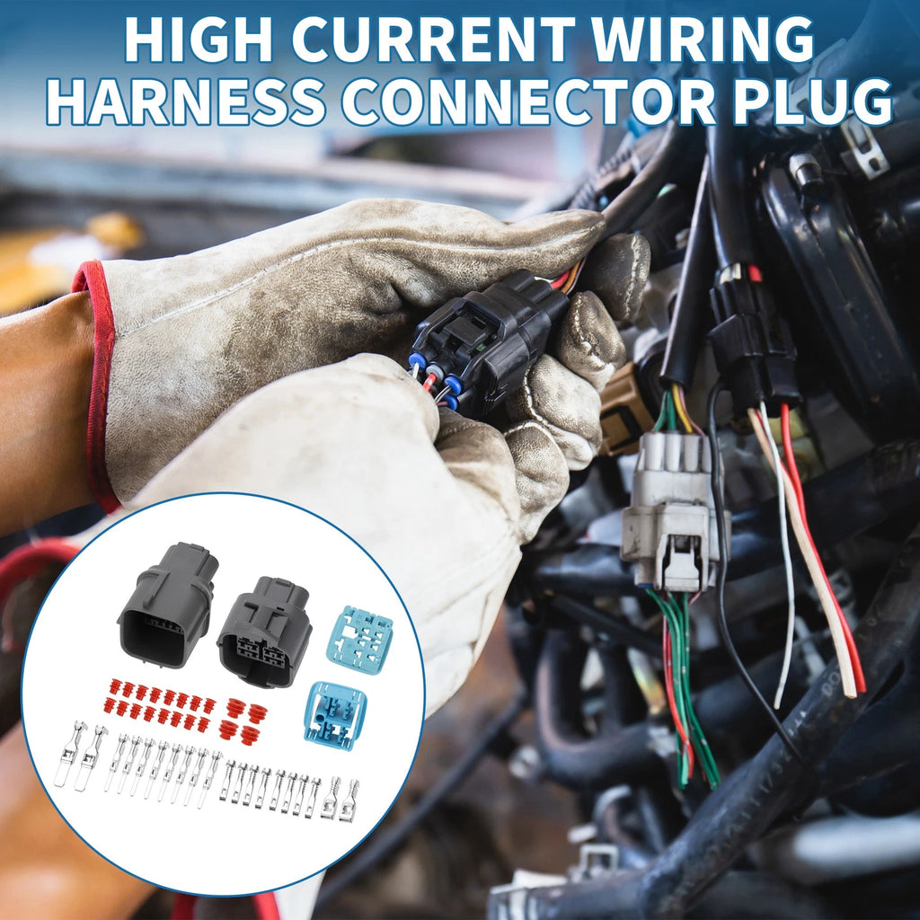 10 Pin High Current Wiring Harness Connector Plug for Honda Acura 