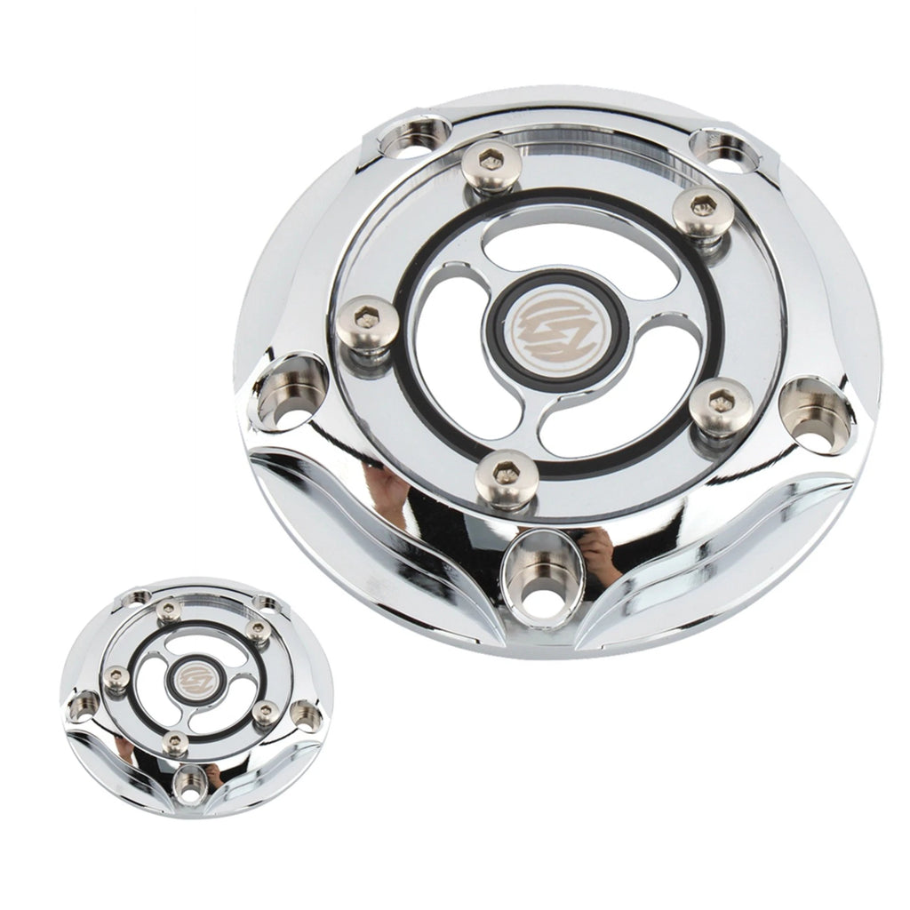 Chrome Alternator Stator Cover for Harley Road King Glide (1584)