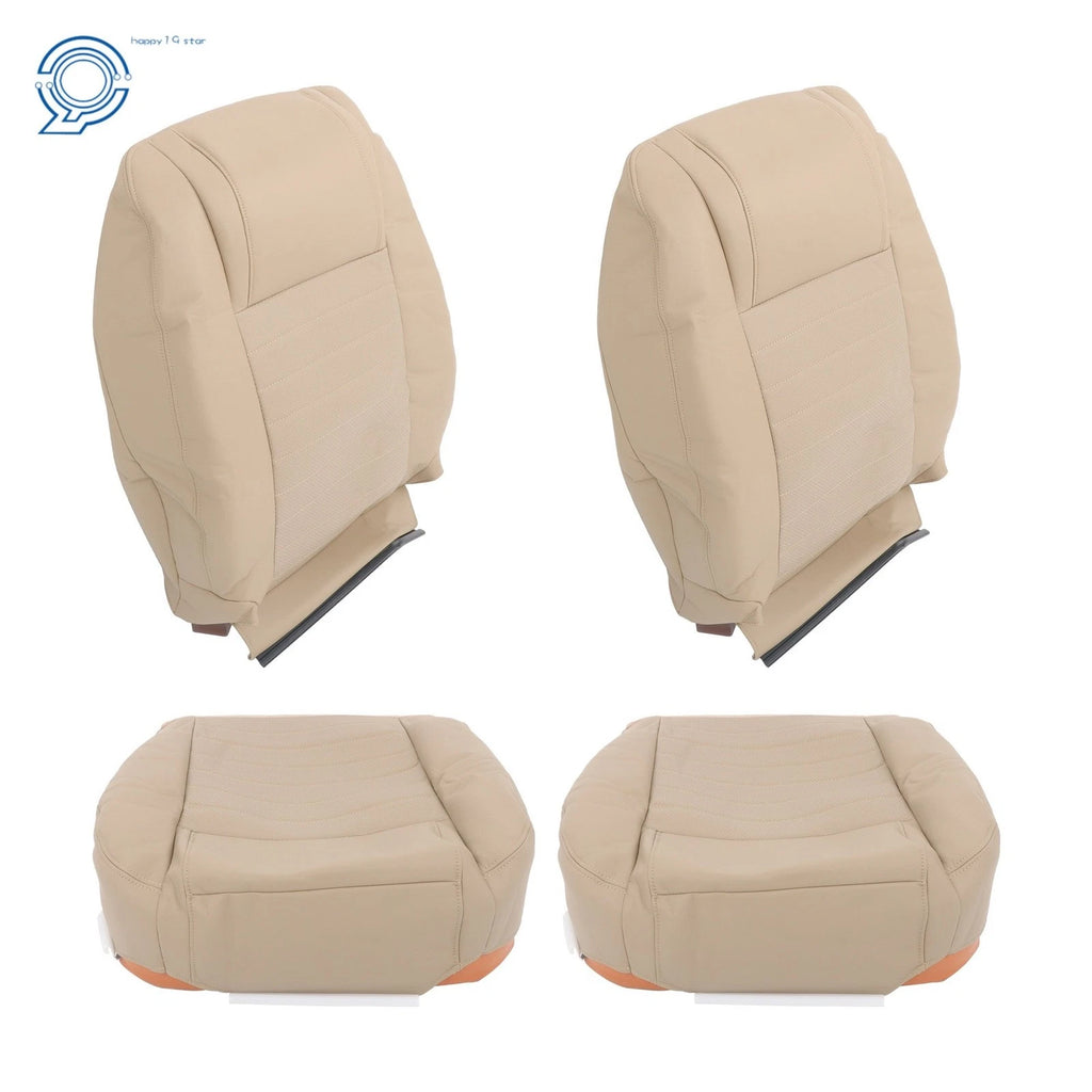 Beige Leather Seat Covers for Ford Mustang GT (2005–2009)