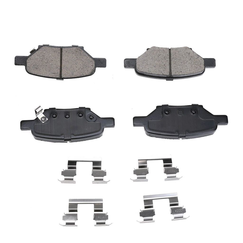 Rear Disc Brake Rotors & Ceramic Pads for Chevrolet Malibu (2004â2012)