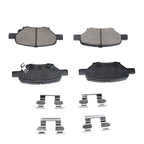 Rear Disc Brake Rotors & Ceramic Pads for Chevrolet Malibu (2004â2012)