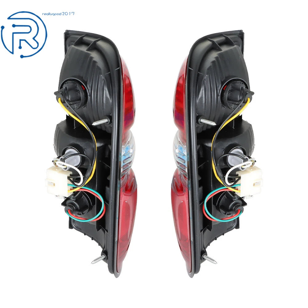 Red Smoked Tail Lights for Toyota Tacoma (2001-2004)