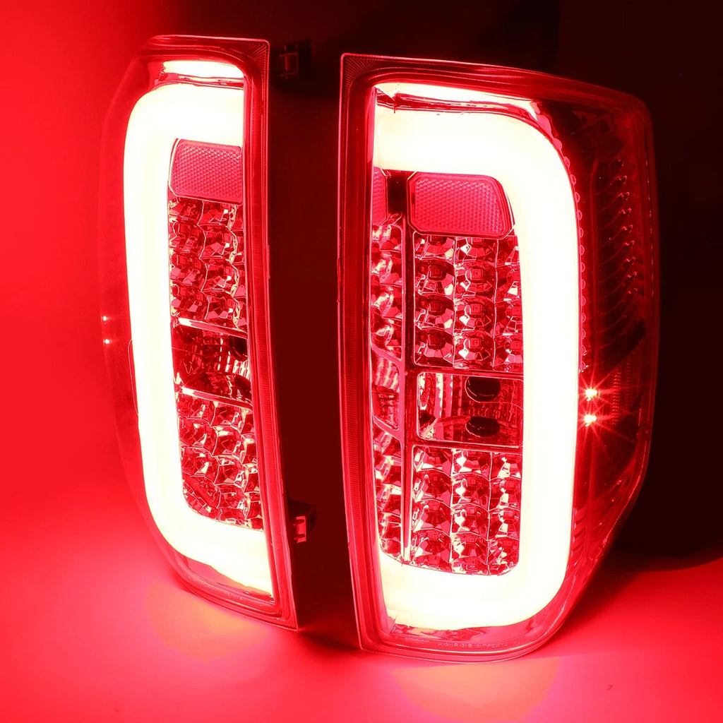 3D LED Tube Bar Tail Brake Light Reverse Lamp for Toyota Tundra (2014–2021)