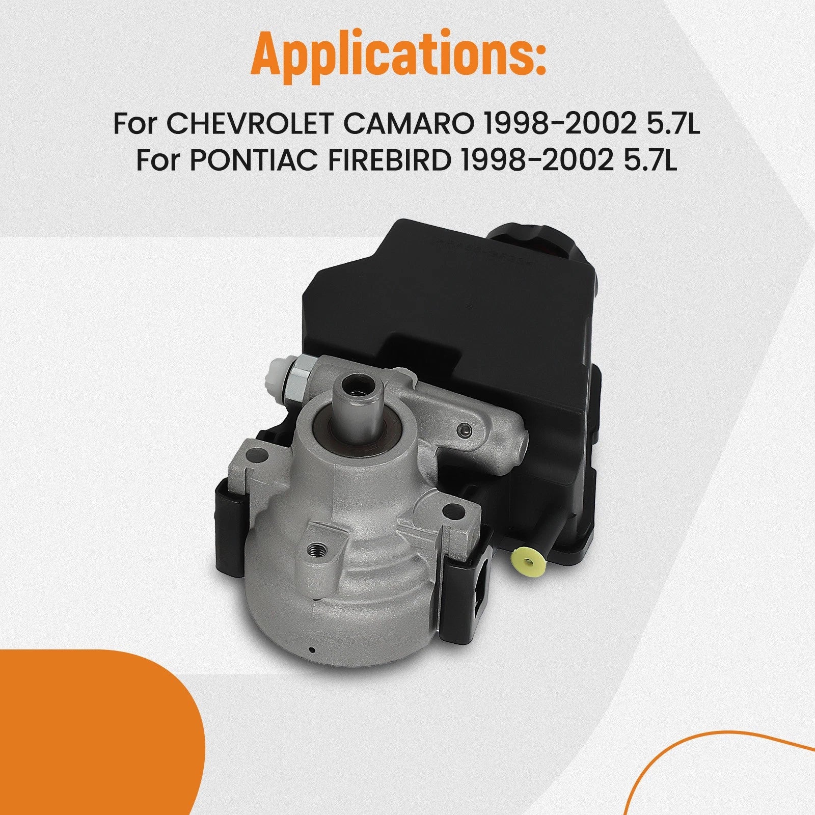 Power Steering Pump for Chevrolet Camaro Pontiac Firebird (1993-2002)