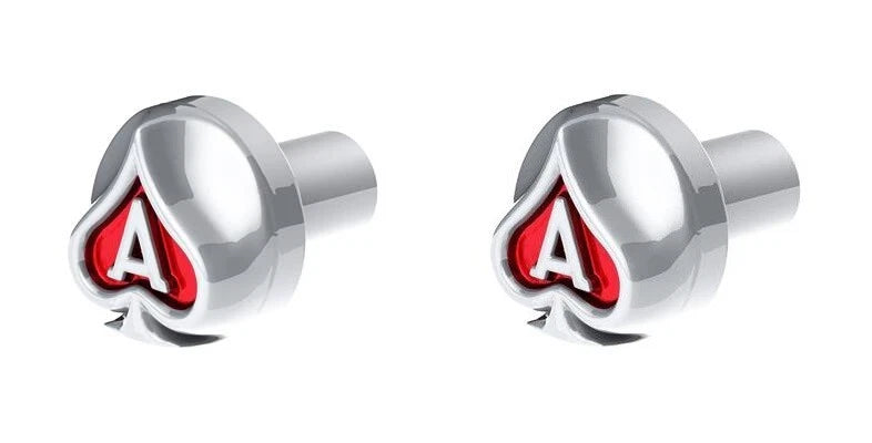 Air Valve Knobs Screw-In Replacement for Peterbilt Kenworth Liquid Silver (—)