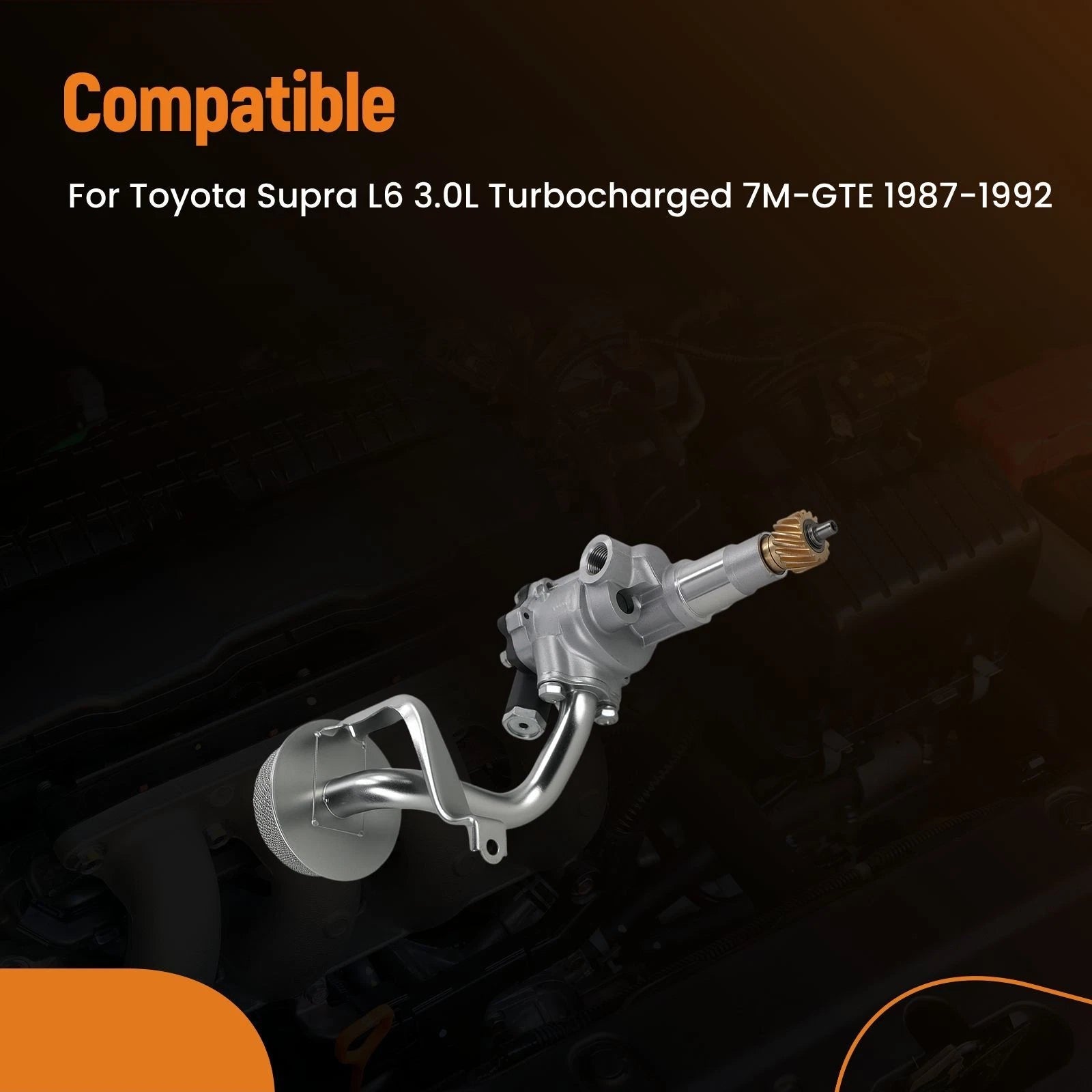 Engine Oil Pump for Toyota Supra 3.0L Turbocharged (1987–1992) OPT059