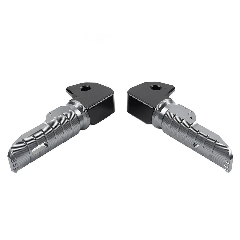 Rear Footrests Passenger Foot Pegs for Honda Forza 750 NSS 750 (2021–2023) Gray