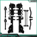 Front Complete Struts, Sway Bar Links, Tie Rods for Honda Civic (2013–2015)