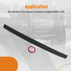 Glossy Black Roof Spoiler for Honda Civic Sedan (2006–2015)