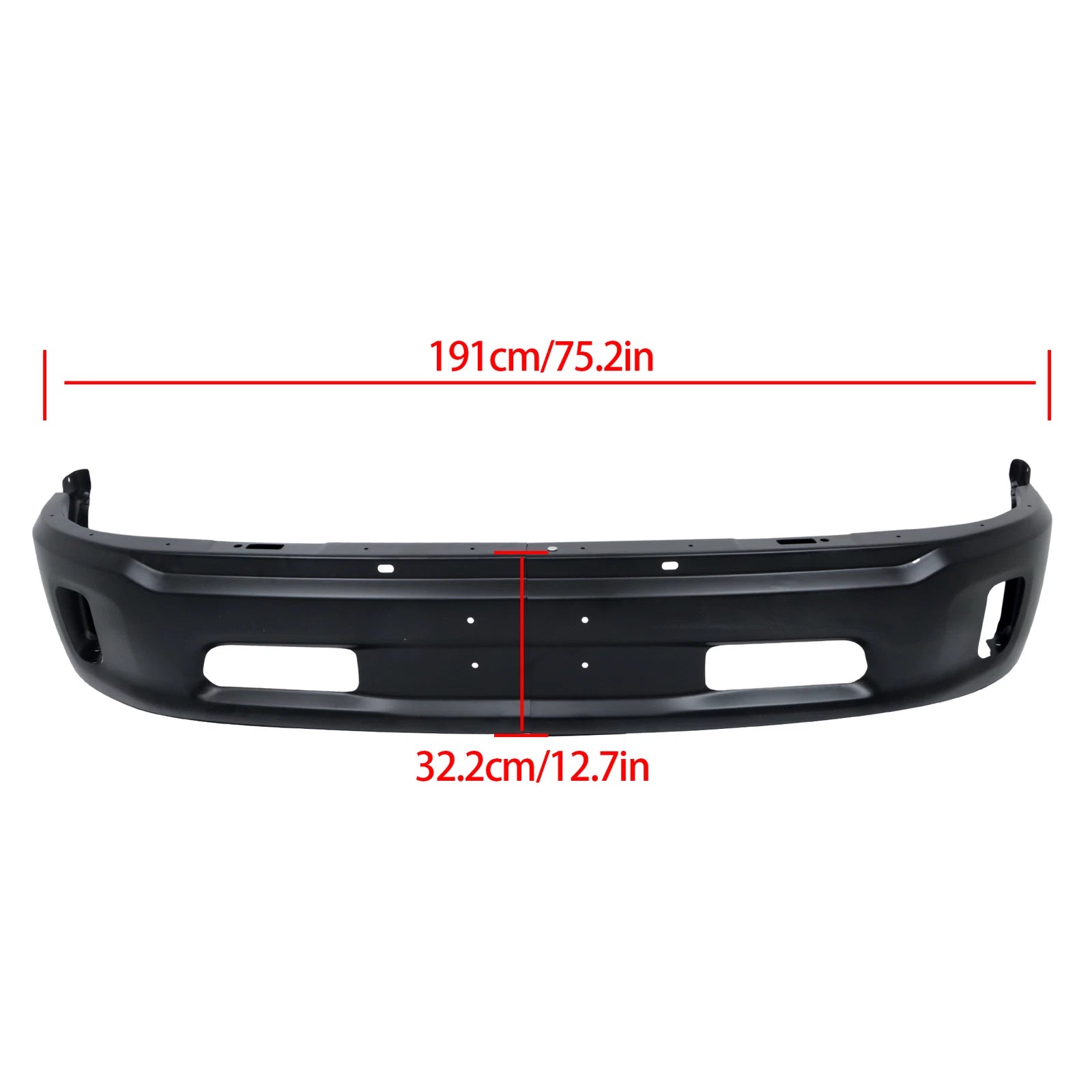 Steel Black Front Bumper for RAM 1500 (2013-2023)
