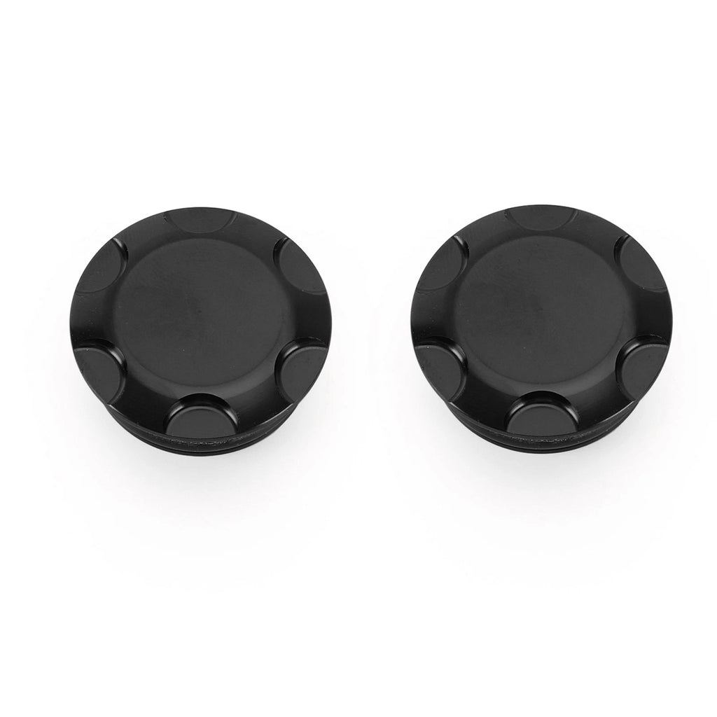 Frame Plugs Inserts Pair Black for Kawasaki Ninja EX 250 400 Z250 Z400 (2018–2022)
