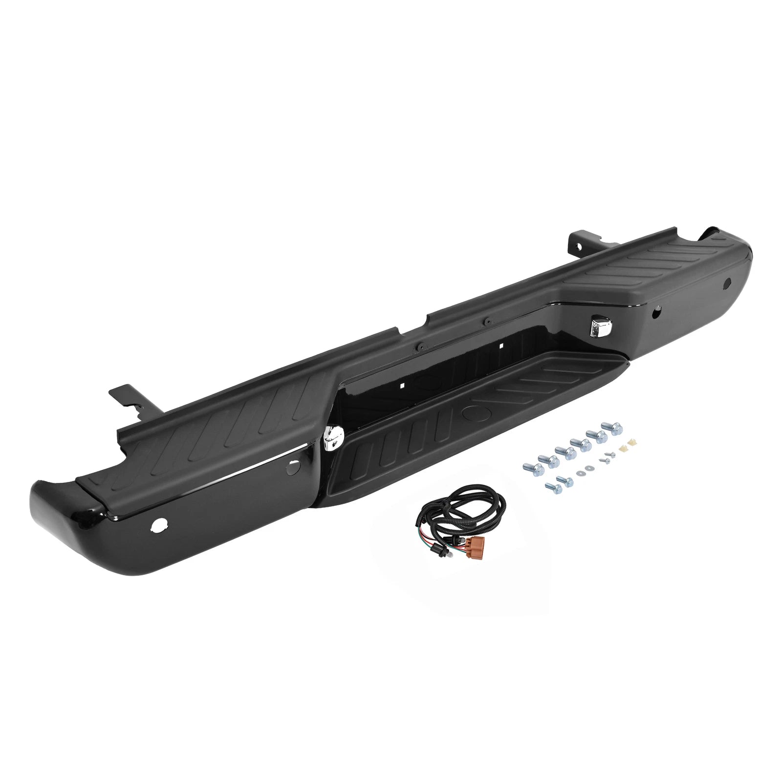 Rear Steel Bumper Assembly with Park Holes for Nissan Frontier (2013–2021)
