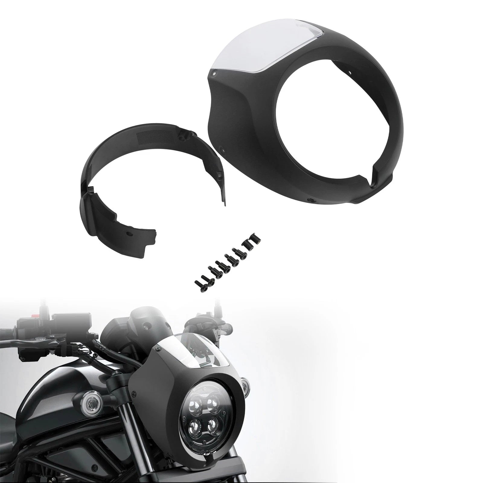 Headlight Fairing & Windshield Hardware for Honda Rebel CMX1100 (2021–2023)