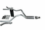 2.5" Dual Exhaust Kit Y Pipe for Dodge Ram 1500 (2019–2025) Black Tips