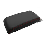 Console Lid Armrest Cover for Subaru Legacy (2015–2019) Red Stitch