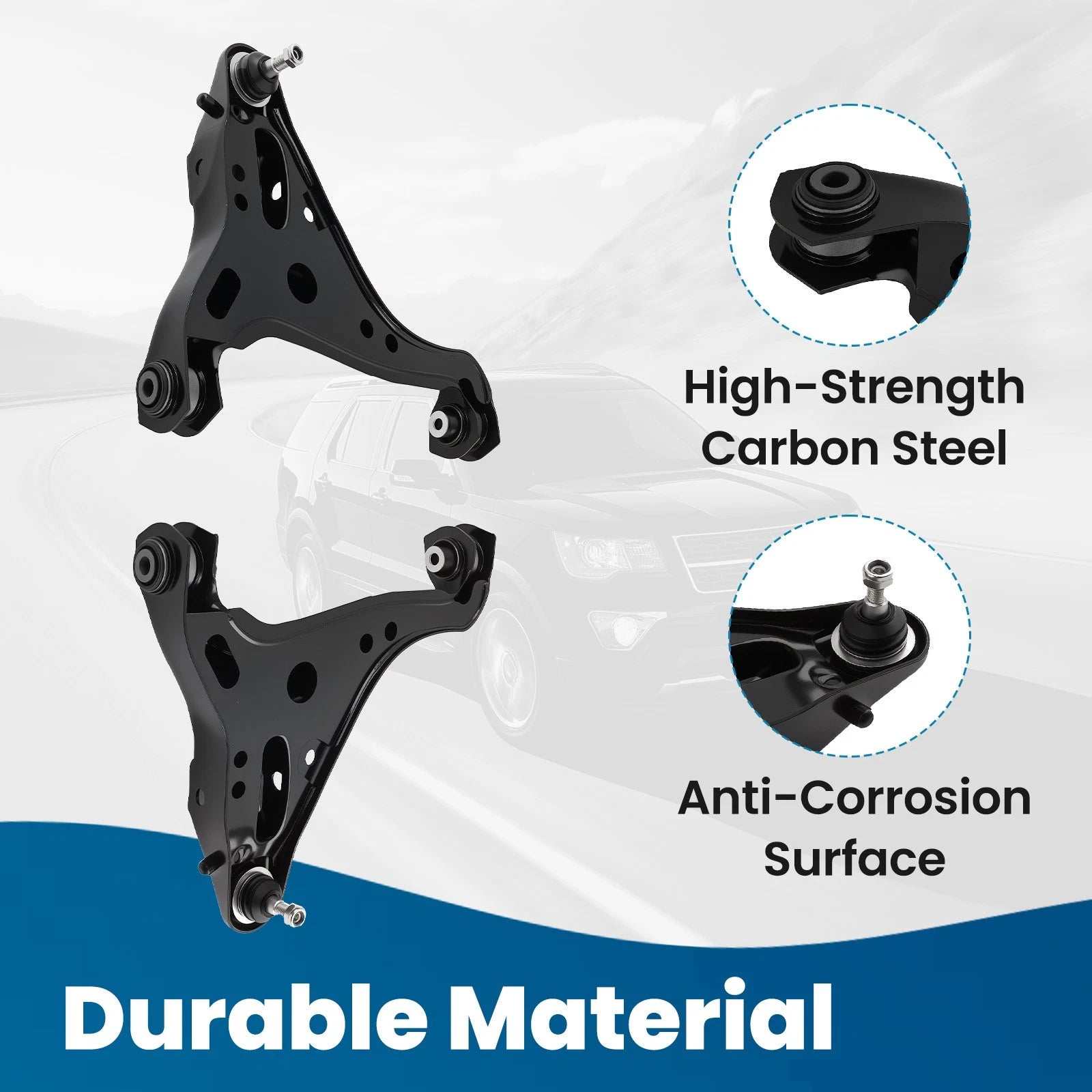 6x Control Arms Suspension Kit for Ford Explorer, Mountaineer (1991–2001)
