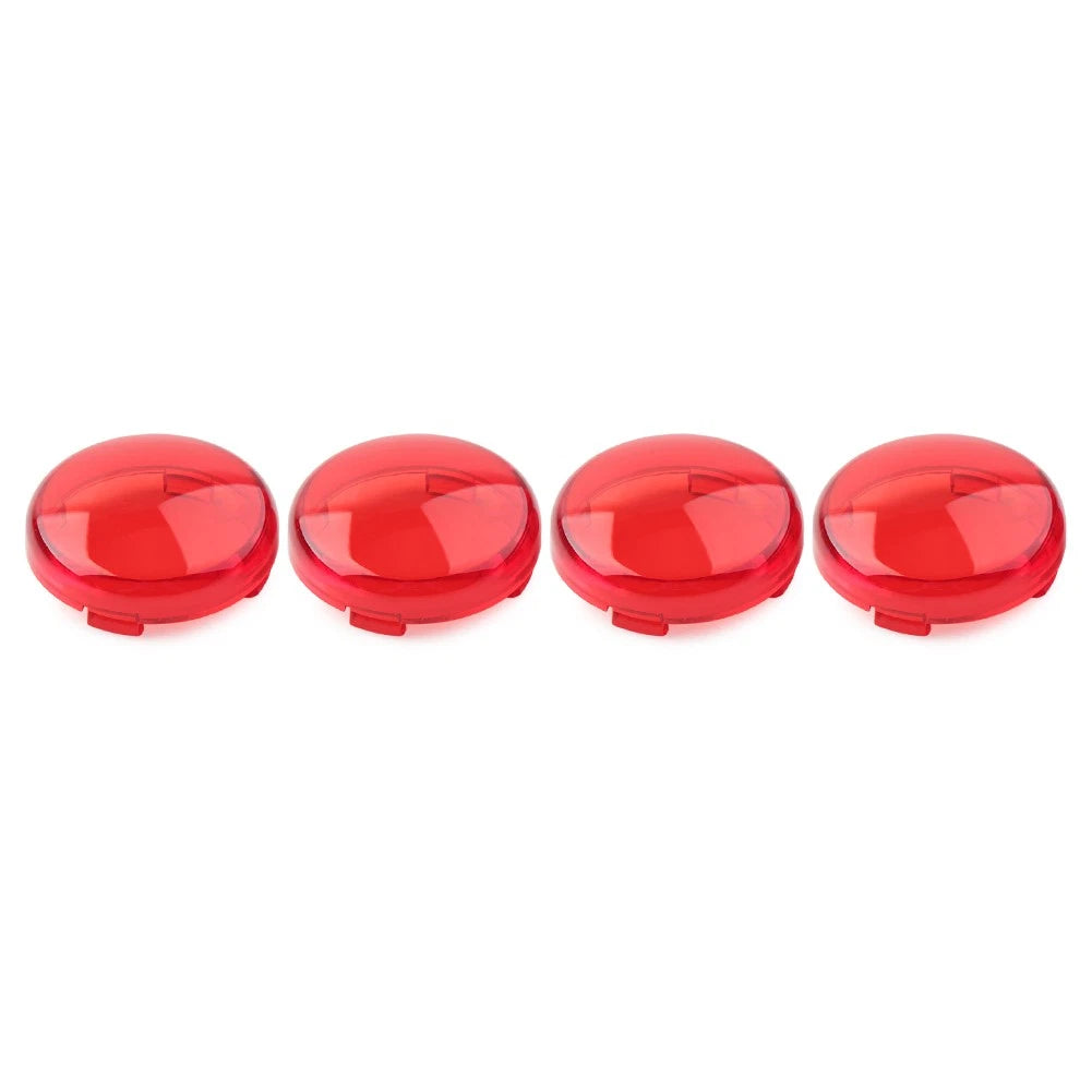 Set of 4 Turn Signal Lens Light Covers for Harley Touring Softail Dyna