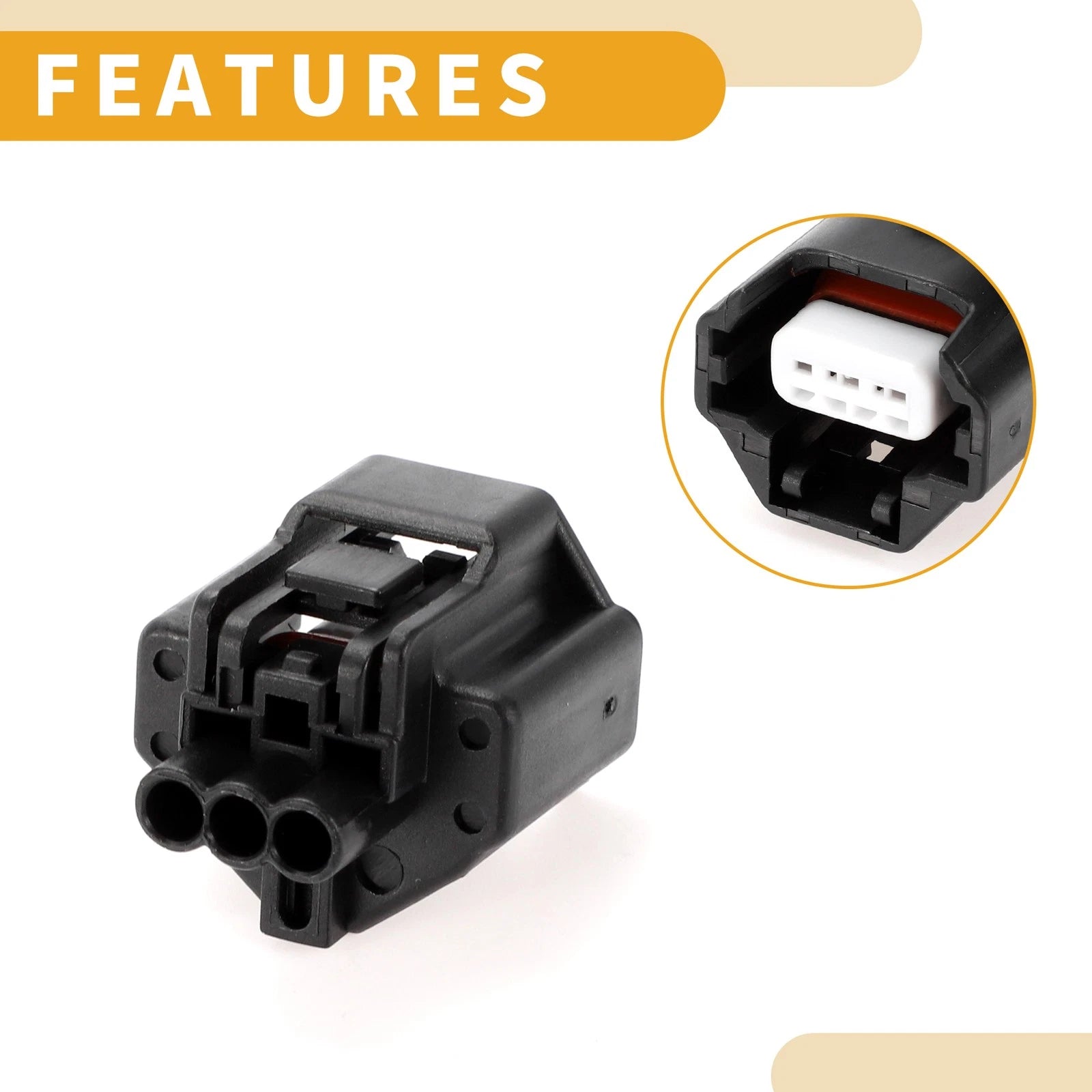 3 Pin Air Conditioning Pressure Sensor Connector Plug for Subaru Forester 