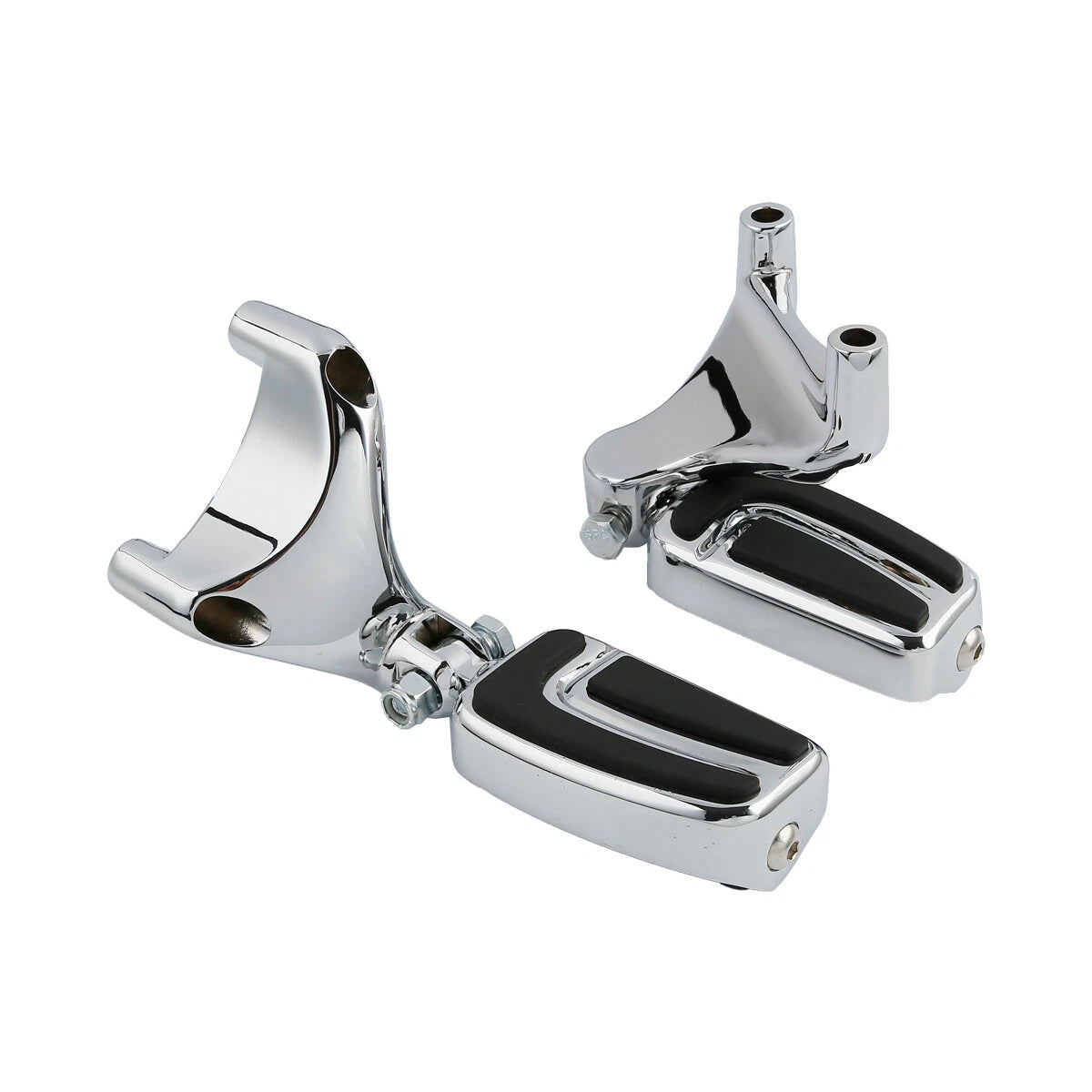 Chrome Footpeg Mounts for Harley Sportster XL 883 1200 (2004–2013)