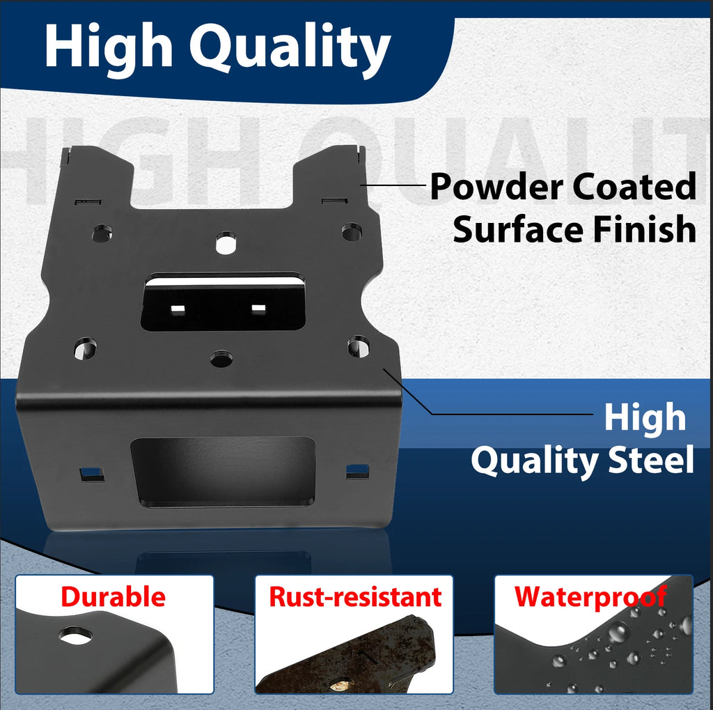 Winch Mount Plate Brackets for Polaris Sportsman 400 450 500 550 570 800 850