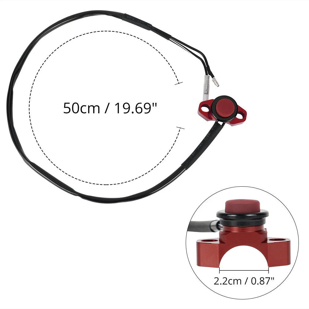 CNC Engine Kill Switch Starter for Honda XR650L CRF230F CR CRF CT XL (1993–2023)