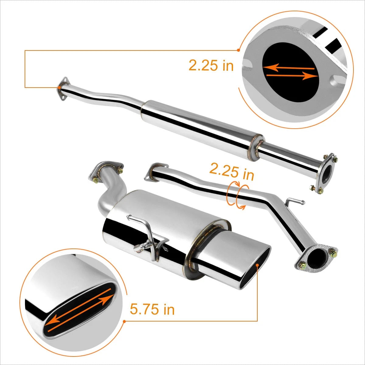 Direct Replacement Catalytic Converter for Jeep Grand Cherokee (1993–1998)