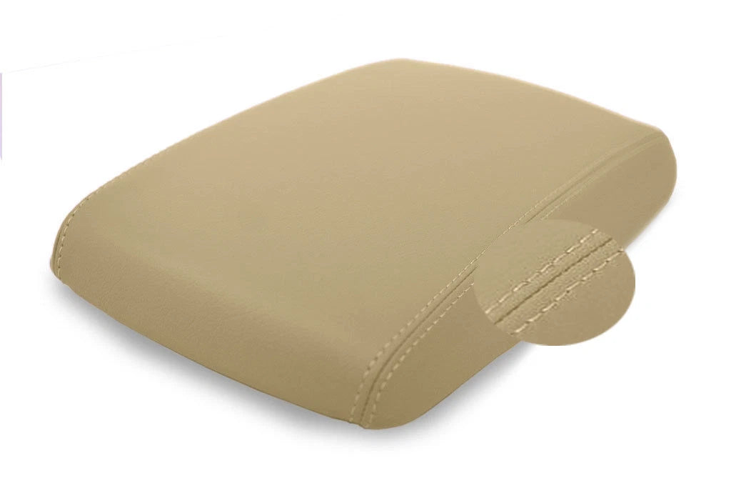 Center Console Armrest Cover for Hyundai Genesis (2009–2014) Beige Leather