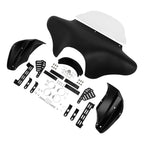 Matte Black Batwing Fairing Windshield Kit for Harley Touring Road King