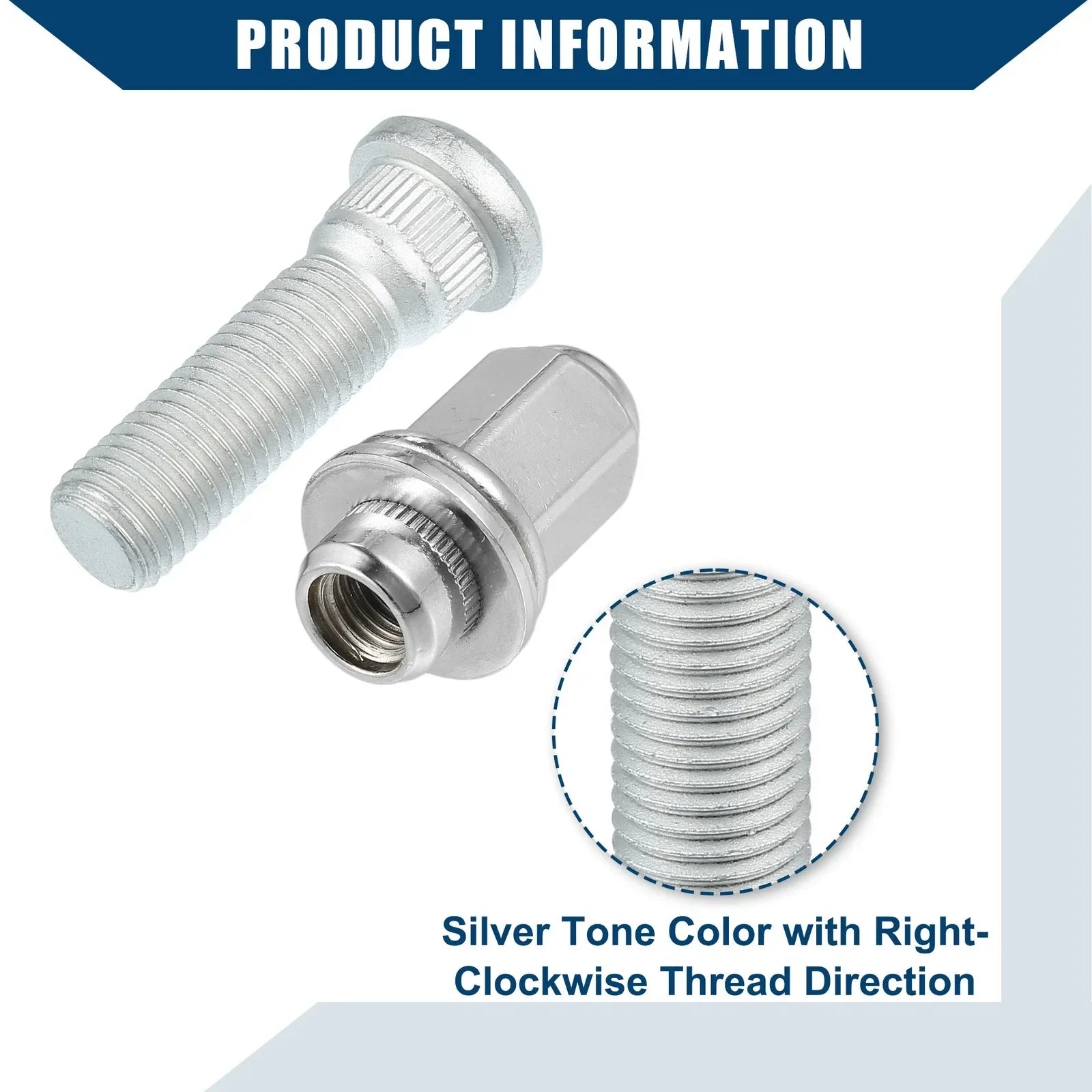 M12-1.5 Wheel Lug Stud Bolts 2 x for Toyota Lexus Scion (2000-2023)